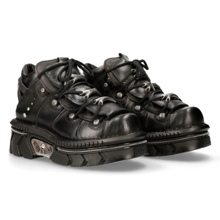 Bottines Noir New Rock M-106-S113