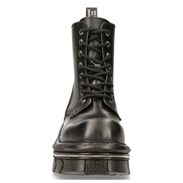 Bottines Noir New Rock M.MILI084N-S6 – Image 4