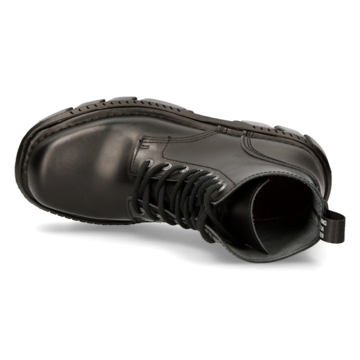 Bottines Noir New Rock M.MILI084N-S6 – Image 8