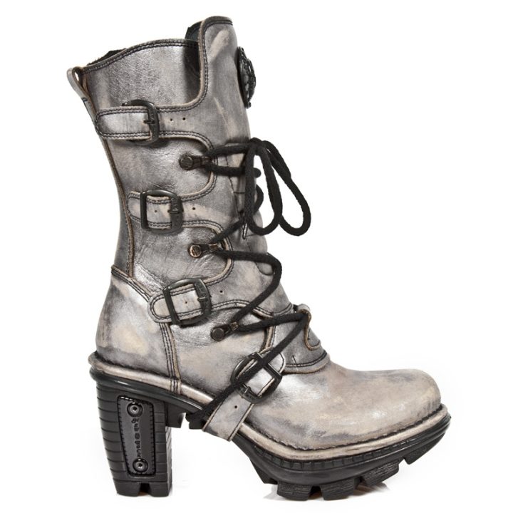 Bottines Argent New Rock M-NEOTR005-C23