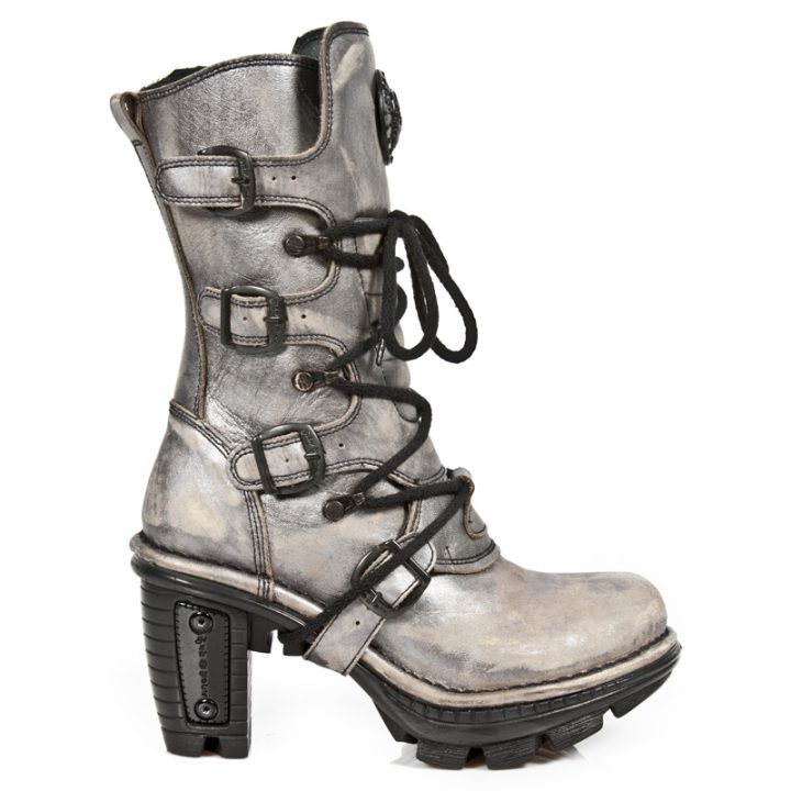 Bottines Argent New Rock M-NEOTR005-C23 – Image 2