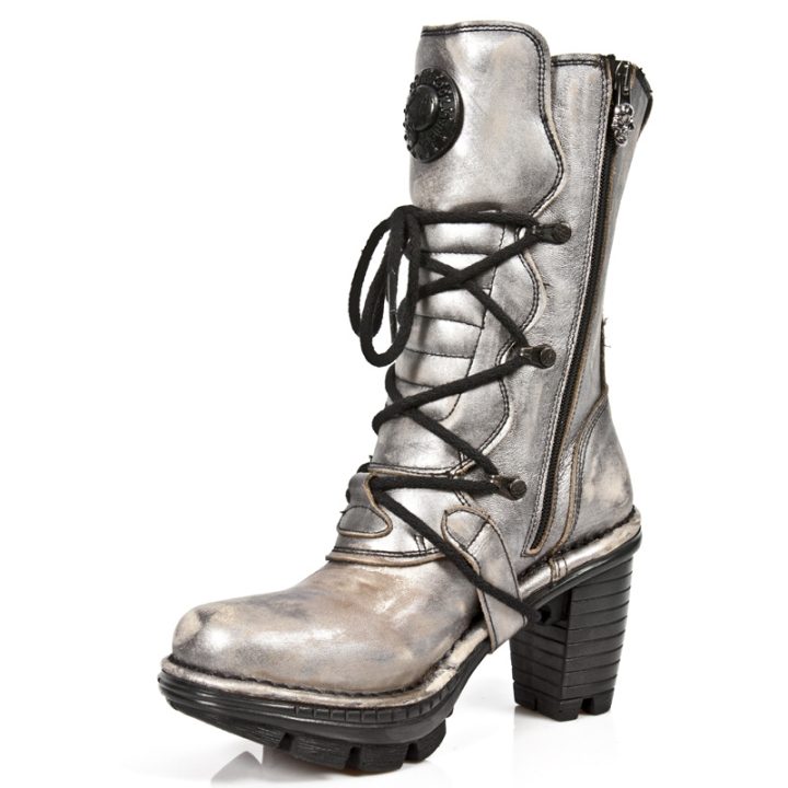 Bottines Argent New Rock M-NEOTR005-C23 – Image 5