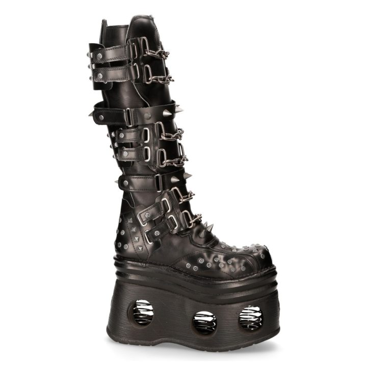 'Bottes hautes' Noir New Rock M-734-C4-1 – Image 2
