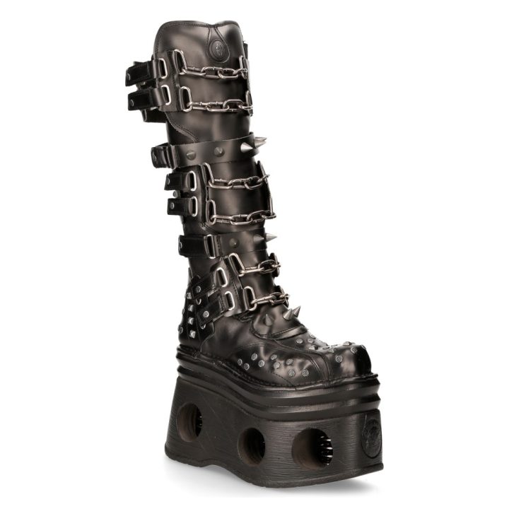 'Bottes hautes' Noir New Rock M-734-C4-1 – Image 3