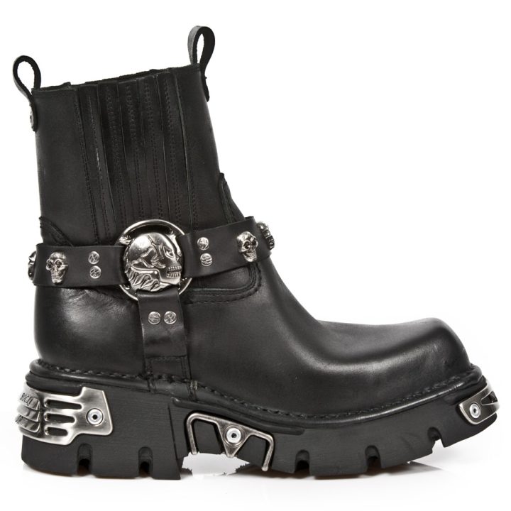 Bottines Noir New Rock M-1621-C10