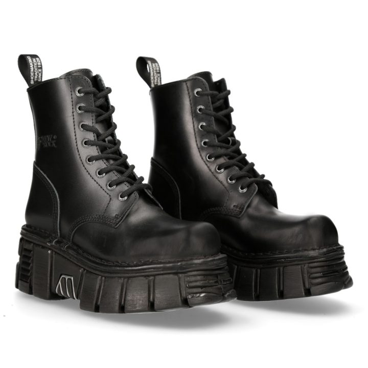 Bottes Noir New Rock M.MILI084N-S1