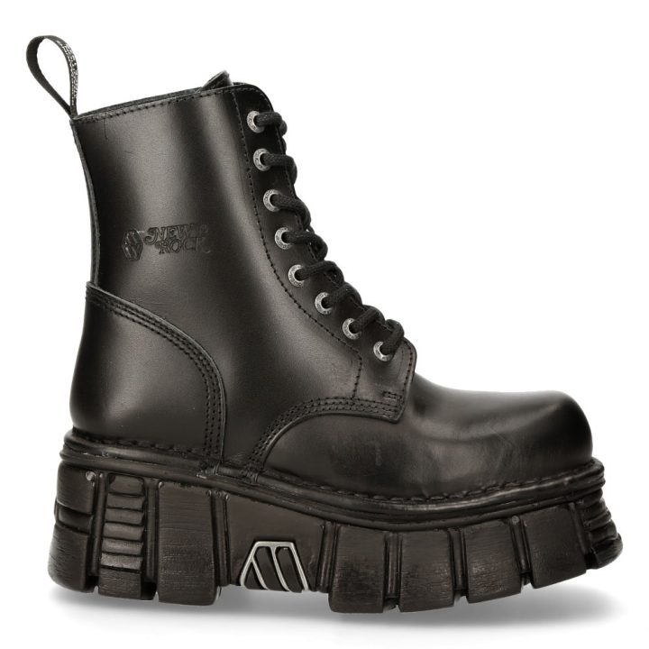 Bottes Noir New Rock M.MILI084N-S1 – Image 2