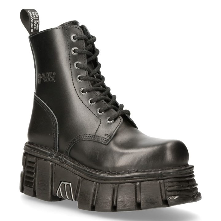 Bottes Noir New Rock M.MILI084N-S1 – Image 3