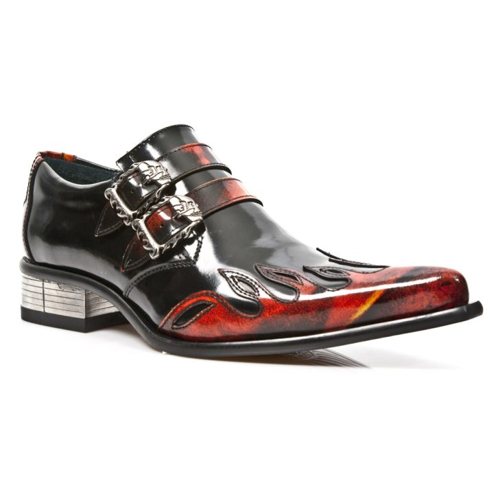 Chaussures Feu, Noir New Rock M-2358-S2 – Image 3