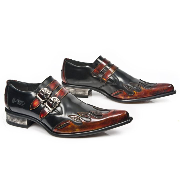 Chaussures Feu, Noir New Rock M-2358-S2 – Image 9
