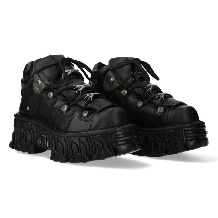 Bottines Noir New Rock M-106-V59