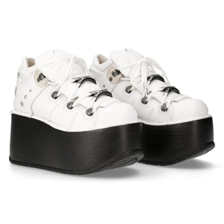 Bottines Blanc New Rock M-106N-S78