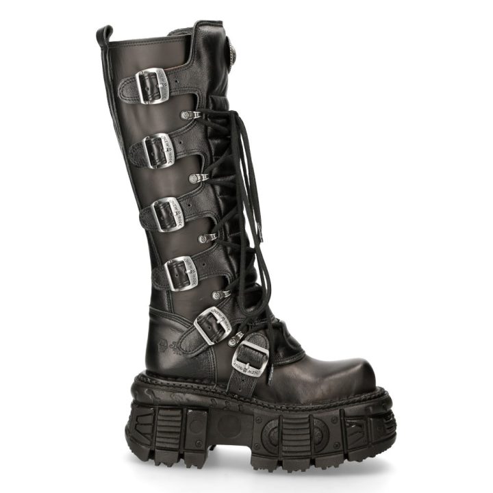 'Bottes hautes' Noir New Rock M-272-S3 – Image 2