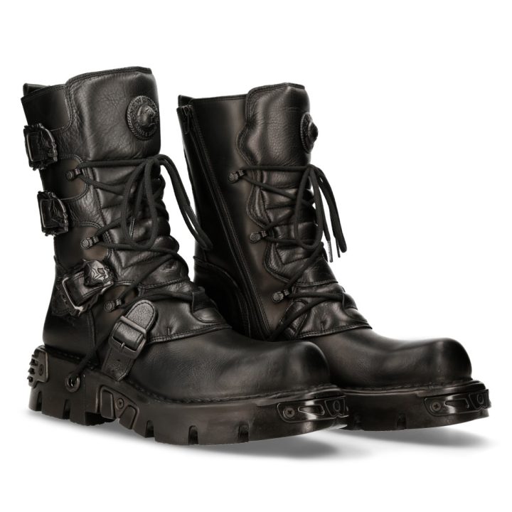 Bottes Noir New Rock M-391-S18