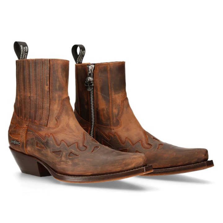 Bottines Marron New Rock M-7721C-C10