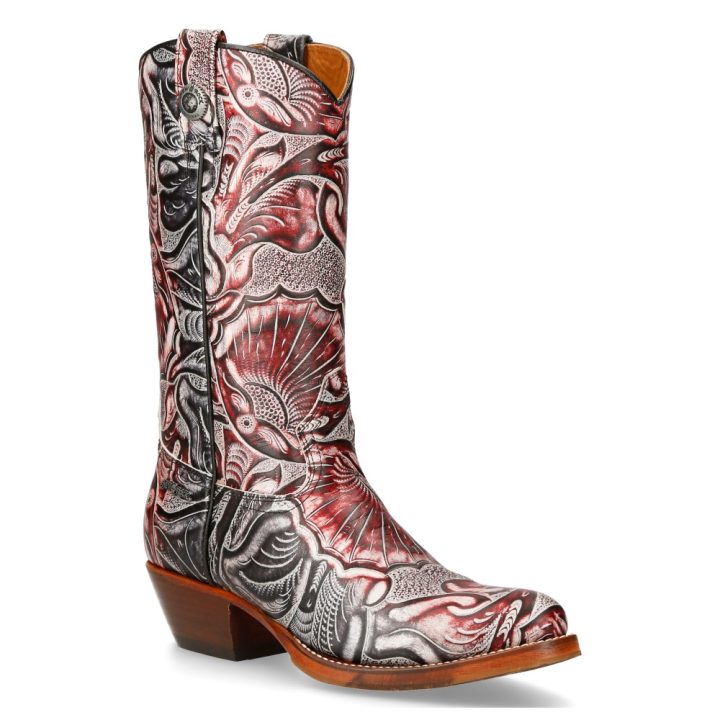 Bottes Acier, Rouge New Rock M-7731CL-C6 – Image 3