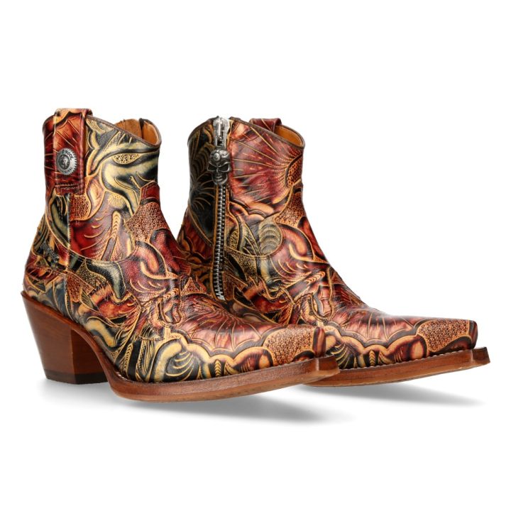 Bottines Marron New Rock M-7734C-C1