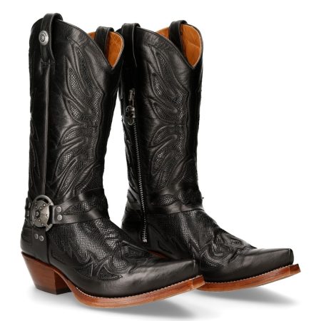 'Bottes hautes' Noir New Rock M-7735C-C1