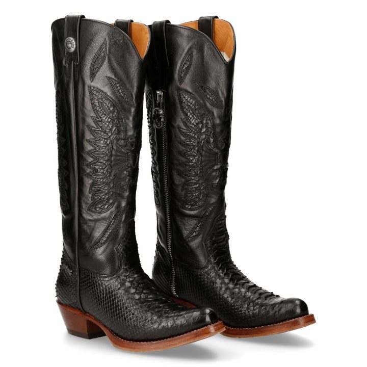 'Bottes hautes' Noir New Rock M-7738C-C1