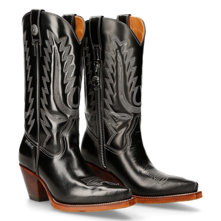 'Bottes hautes' Noir New Rock M-7745C-C1