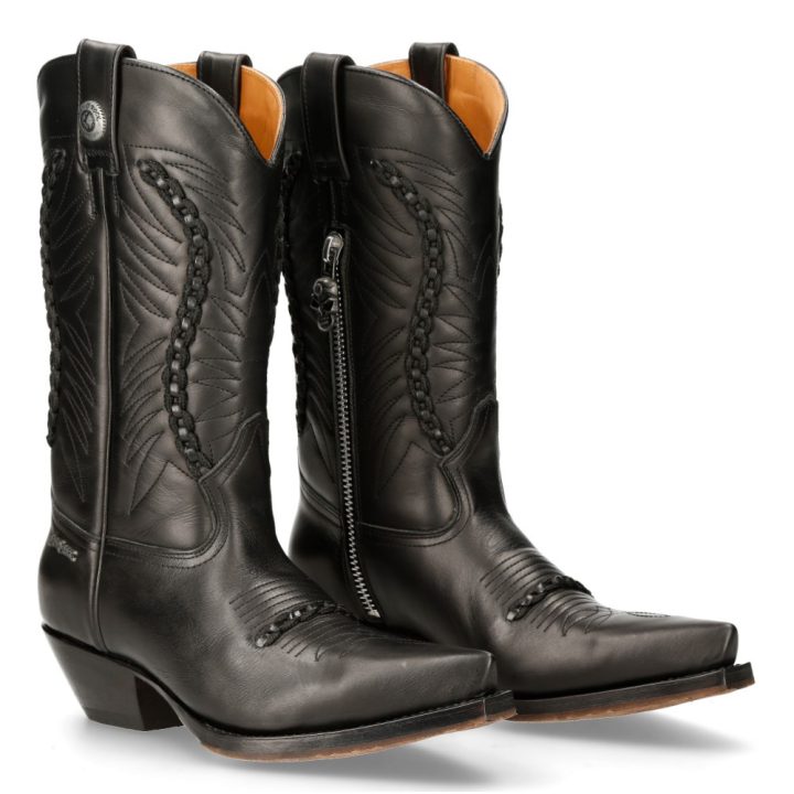 'Bottes hautes' Noir New Rock M-7746C-C2