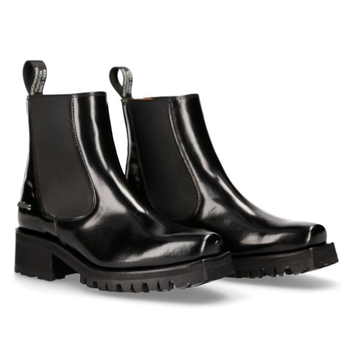 Bottines Noir New Rock M-7752-C1