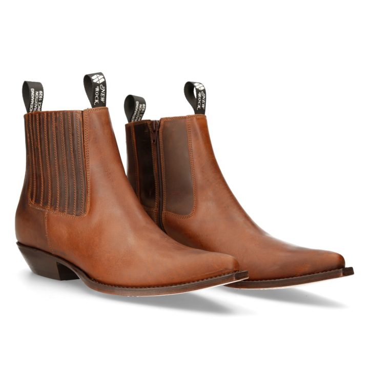 Bottines Marron New Rock M-7755-S1