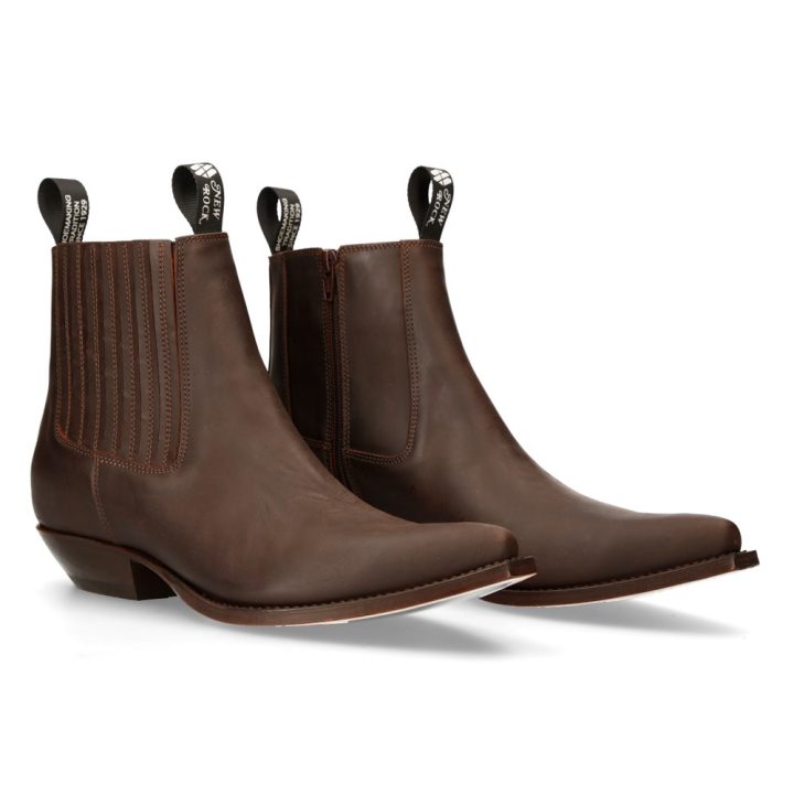 Bottines Marron New Rock M-7755-S3