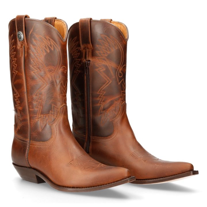 'Bottes hautes' Marron New Rock M-7948-S2