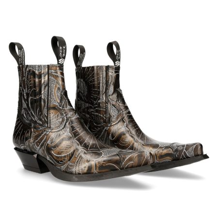Bottines Noir New Rock M-7953-C39