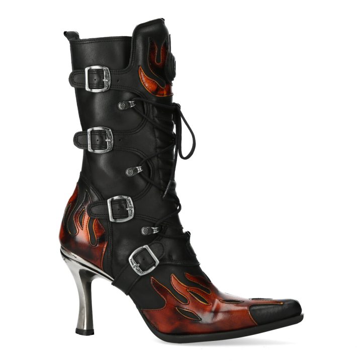 Bottes Feu, Noir New Rock M-9591-S4 – Image 2