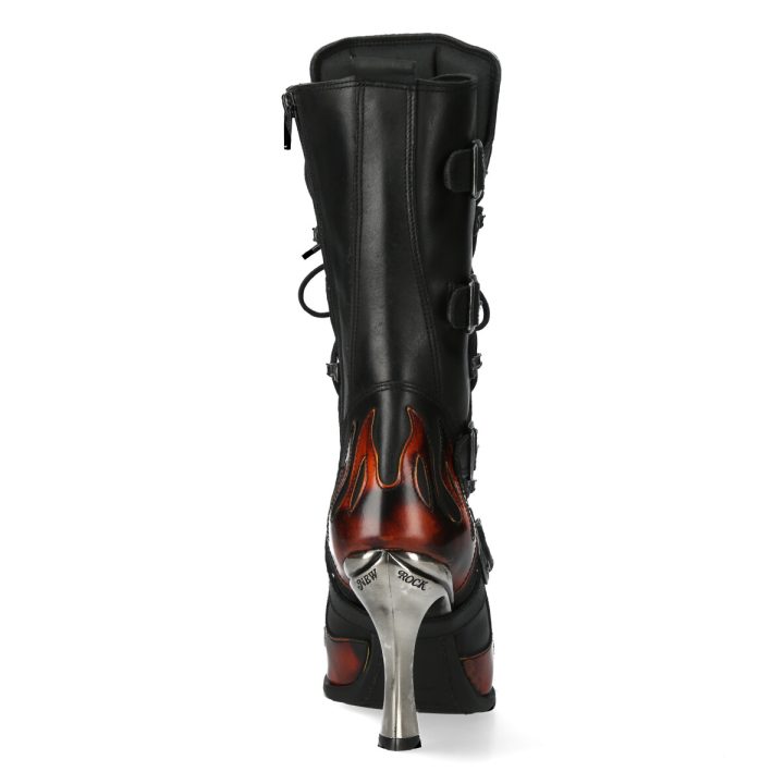 Bottes Feu, Noir New Rock M-9591-S4 – Image 6