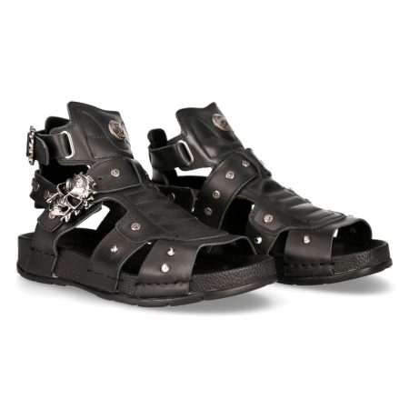 Sandales Noir New Rock M-BIO17-S1