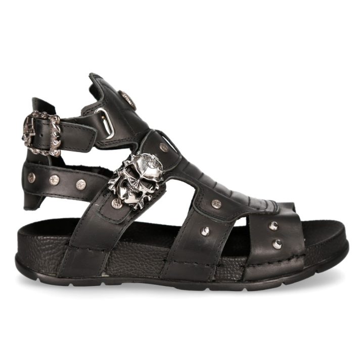 Sandales Noir New Rock M-BIO17-S1 – Image 2