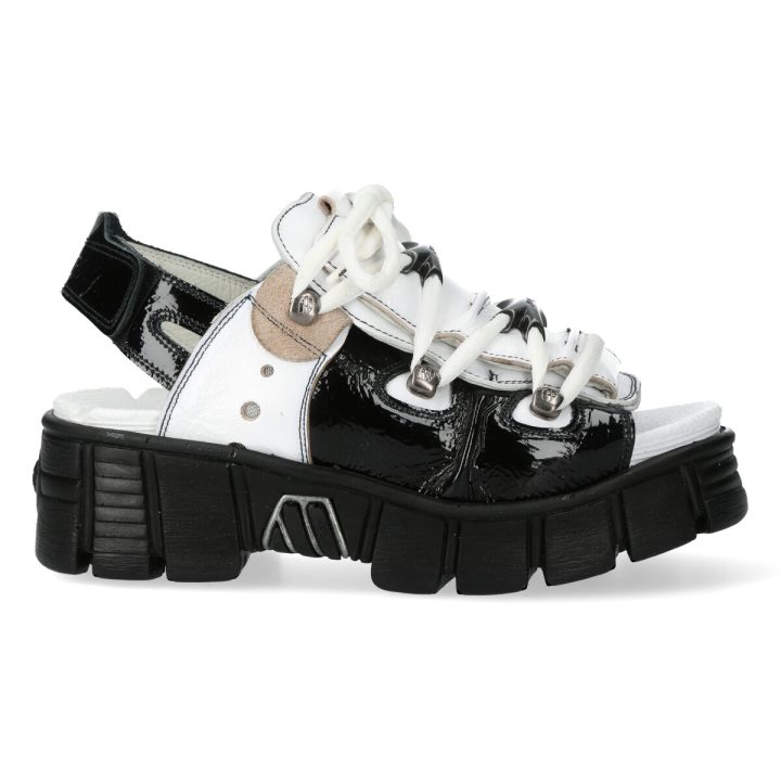 Sandales Blanc, Noir New Rock M-BIOS103-C15 – Image 2