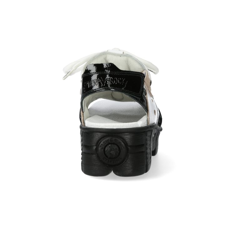 Sandales Blanc, Noir New Rock M-BIOS103-C15 – Image 6