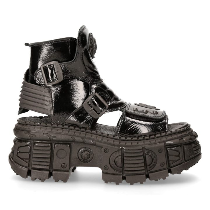 Bottines Noir New Rock M-BIOS106-S9 – Image 2