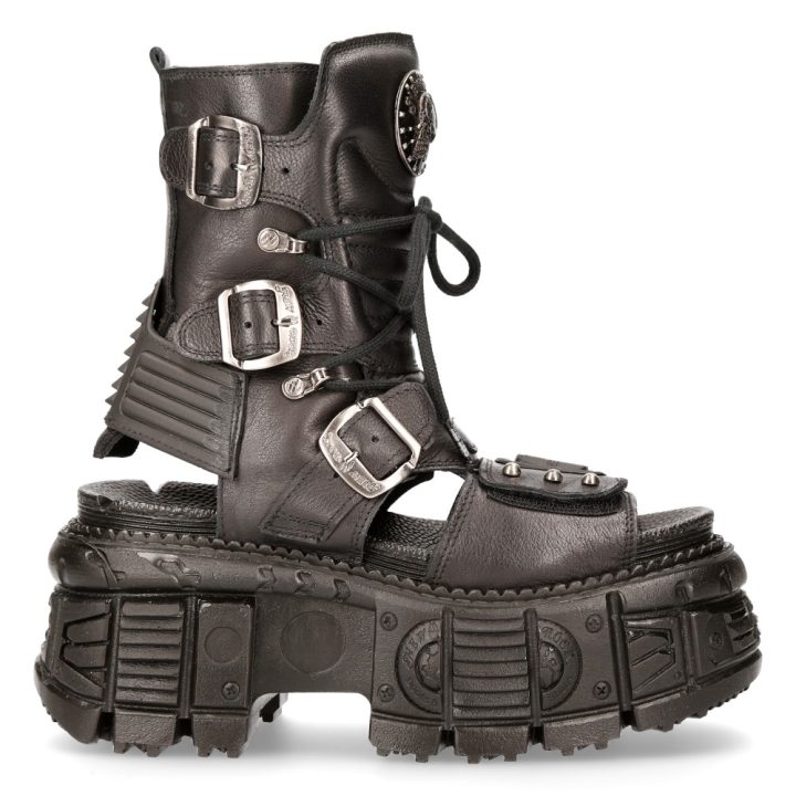 Bottines Noir New Rock M-BIOS107-C3 – Image 2