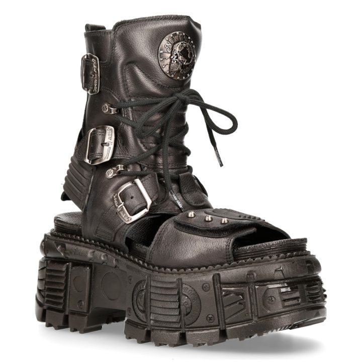 Bottines Noir New Rock M-BIOS107-C3 – Image 3