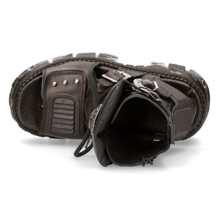 Bottines Noir New Rock M-BIOS107-C3 – Image 8