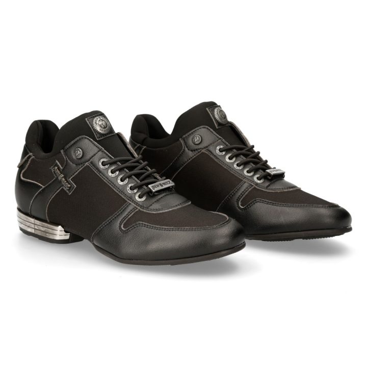 'Bottines Noir New Rock M-CHRONO002-V24