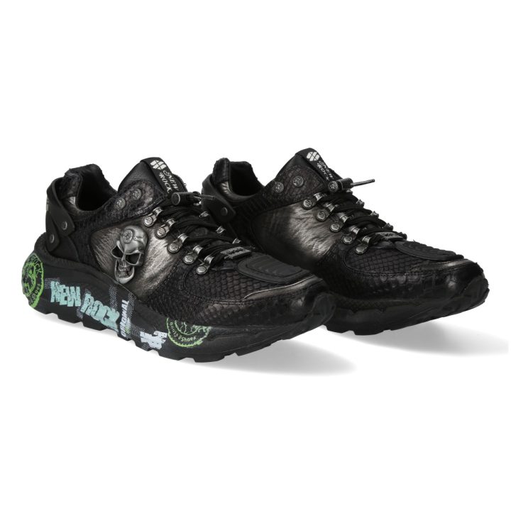 DEPORTIVOS Acier, Noir New Rock M-CHRONO010-S4