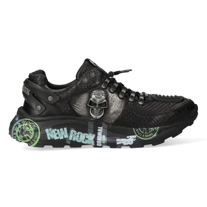 DEPORTIVOS Acier, Noir New Rock M-CHRONO010-S4 – Image 2
