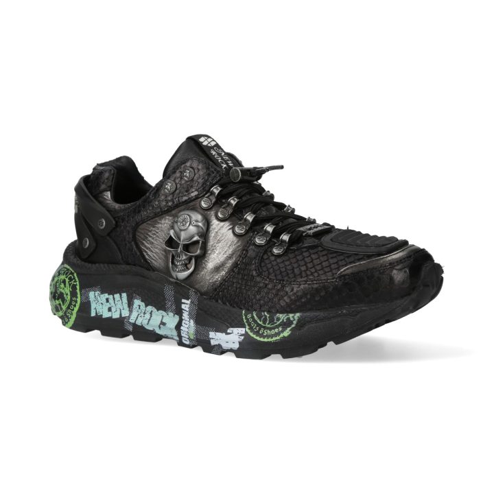 DEPORTIVOS Acier, Noir New Rock M-CHRONO010-S4 – Image 3