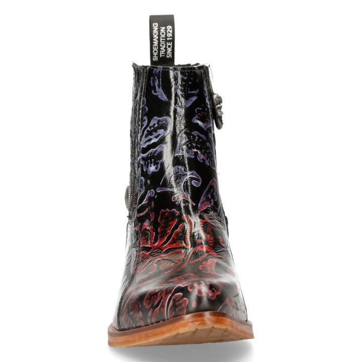 Bottines Lilas, Noir, Rouge New Rock M-GY501C-C2 – Image 4