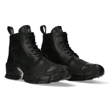 Bottines Noir New Rock M-IMPACT027-S1