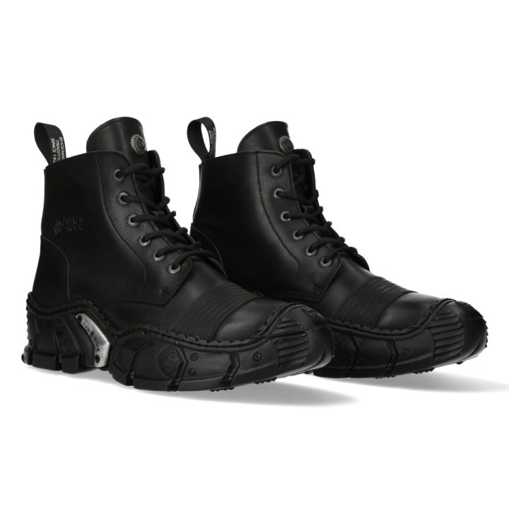 Bottines Noir New Rock M-IMPACT027-S1