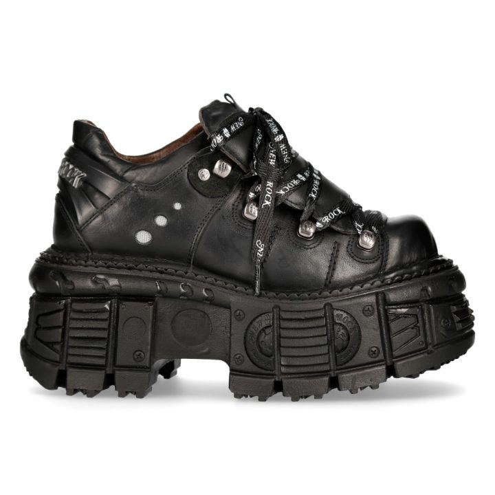 Chaussures Noir New Rock M-TANK120NSHLACE-S1 – Image 2