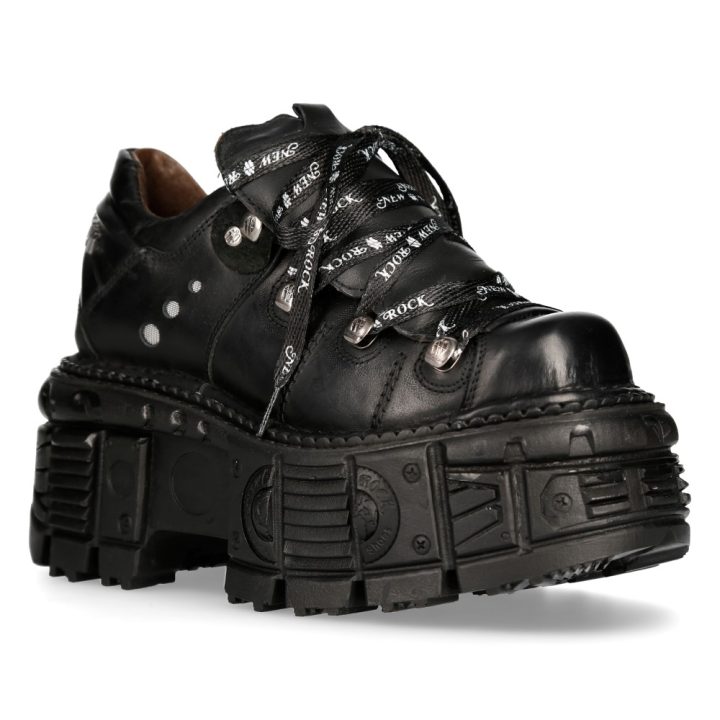 Chaussures Noir New Rock M-TANK120NSHLACE-S1 – Image 3