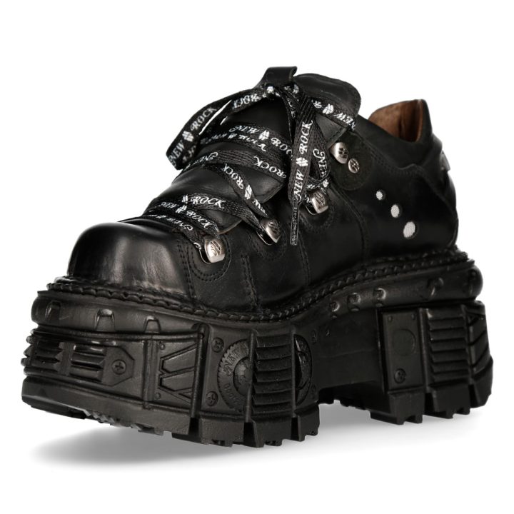 Chaussures Noir New Rock M-TANK120NSHLACE-S1 – Image 5